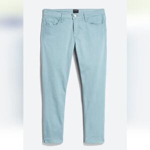 Just Black Split Hem Skinny Capri, Size 4